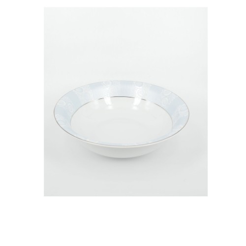 Μπολ πορσελάνινο σιέλ κύκλοι με πλατίνα