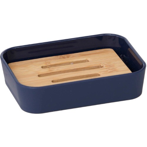 Σαπουνοθήκη από Καουτσούκ σε Σκούρο Μπλε Χρώμα 12×8,8×2,8 cm