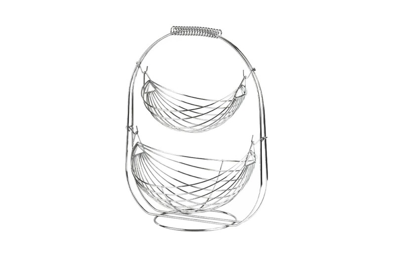 ΚΑΛΑΘΙ ΦΡΟΥΤΩΝ ΔΙΠΛΟ ΜΕΤΑΛ. 35x19x44 ΕΚ.