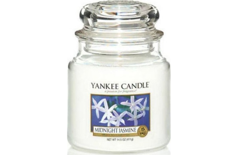Yankee Candle Αρωματικό Κερί σε Γυάλινο Δοχείο Medium σειρά Midnight Jasmine 411gr