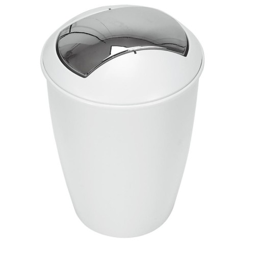 Κάδος Απορριμμάτων Spirella 5Lit Atlanta White