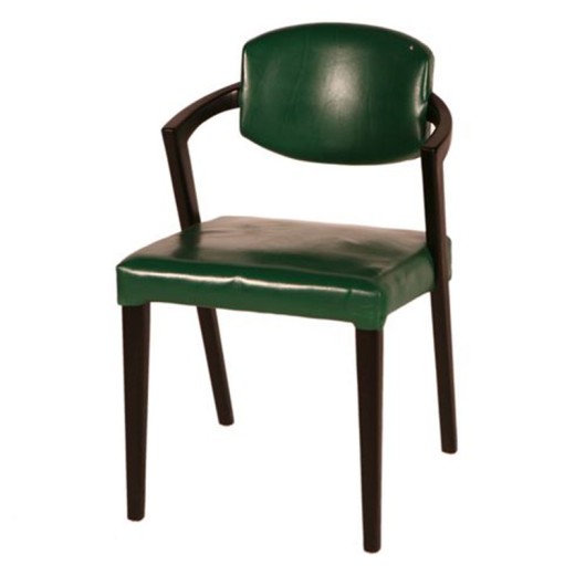 Καρέκλα ξύλινη με δέρμα - 48cm  x 55cm  x 82cm