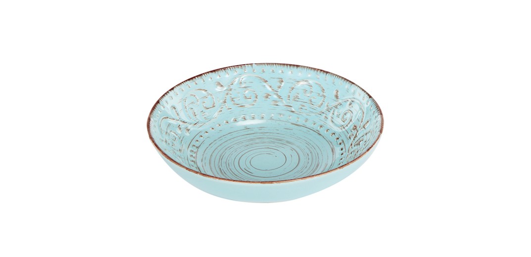 Μπωλ κεραμικό ρουστίκ - 20.32cm  x 20.32cm  x 5.08cm