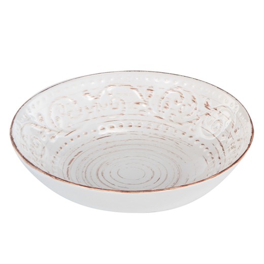 Μπωλ κεραμικό ρουστίκ - 20.32cm  x 20.32cm  x 5.08cm