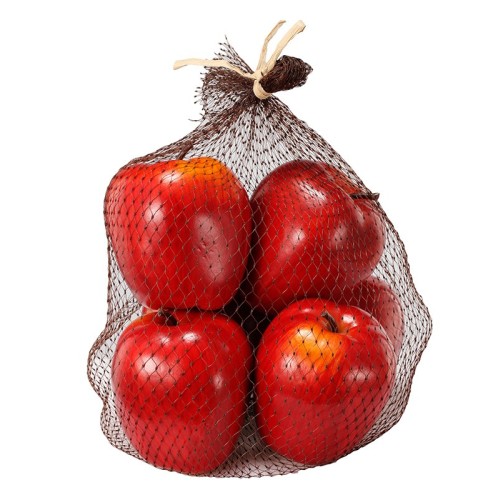 Τεχνητά μήλα Σετ/6 - 20.32cm  x 20.32cm  x 12.70cm