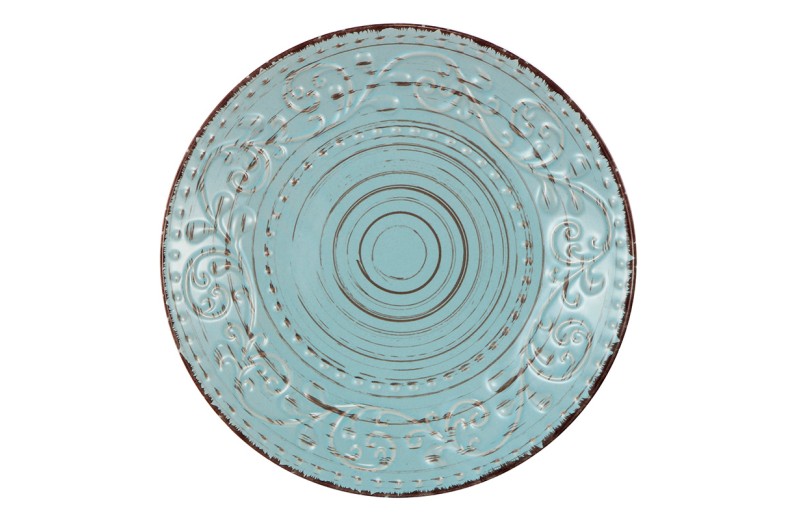 Πιάτο φαγητού με διπλοψημένη πορσελάνη - 27.94cm  x 27.94cm  x 3.05cm