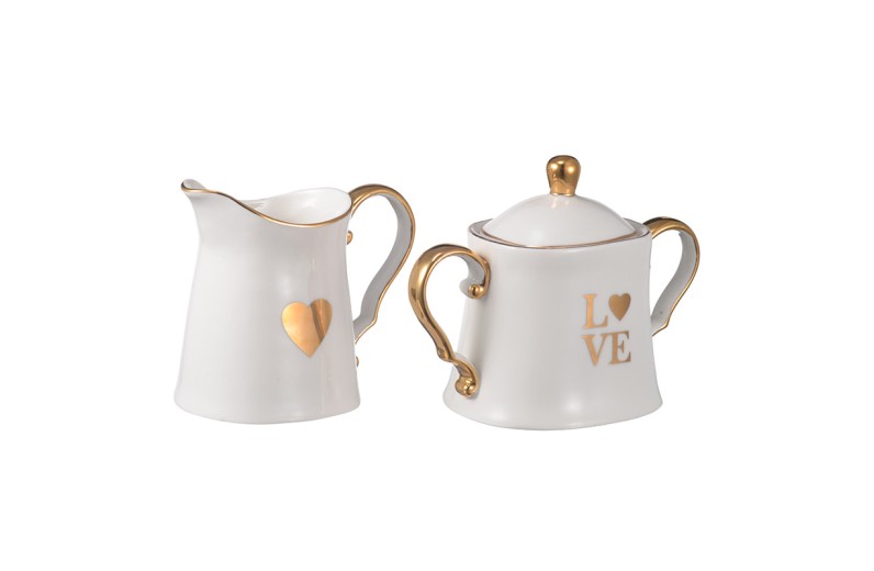 Γαλατιέρα και ζαχαριέρα 