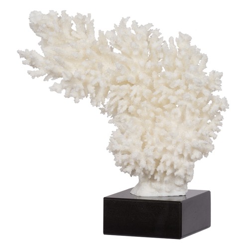 Κοράλι διακοσμητικό σε μαρμάρινη βάση - 28.50cm  x 11cm  x 29cm