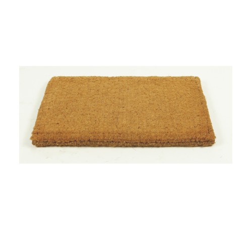 Χαλάκι εξώπορτας κοκοφοίνηκας χωρίς σχέδιο 55X90 εκ.