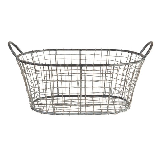 Καλάθι διακοσμητικό μεταλλικό - 52.83cm  x 30.48cm  x 24.89cm