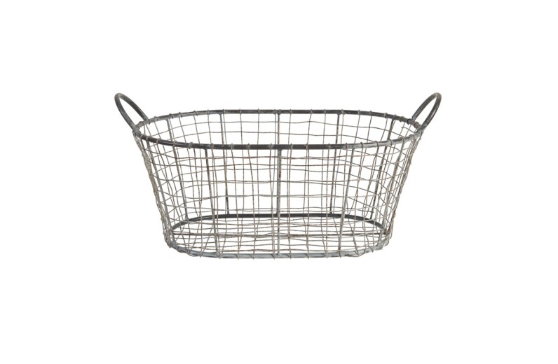 Καλάθι διακοσμητικό μεταλλικό - 52.83cm  x 30.48cm  x 24.89cm