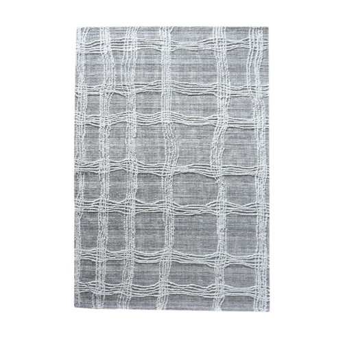 Χαλί μάλλινο 100% MEDZEV 120x180 χρώμα Grey Ivory - 120cm  x 180cm 