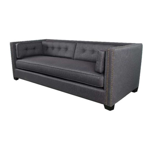 Καναπές τριθέσιος γκρί - 208.3cm  x 91.4cm  x 208.3cm