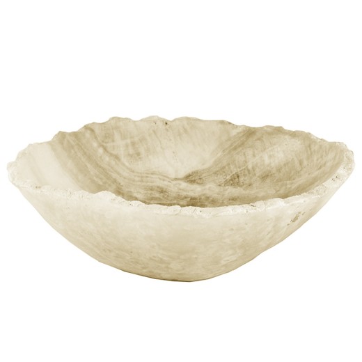 Artekko Onix Διακοσμητικό Μαρμάρινο Μπολ (25x20x10)cm - 25cm  x 20cm  x 10cm