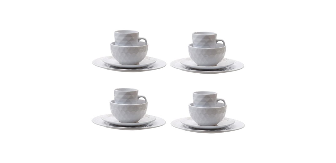 Σερβίτσιο φαγητού Σετ/16 - 27cm  x 27cm  x 2cm