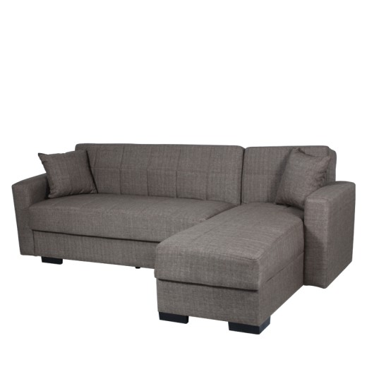 Artekko Wault Καναπές Κρεβάτι Γωνιακός Εκρού (236x150x78)cm - 236cm  x 150cm  x 78cm