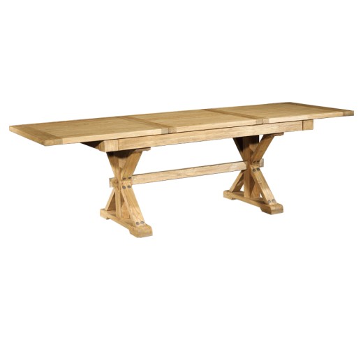 ARTEKKO Τραπέζι τραπεζαρίας ανοιγόμενο από ξύλο μασίφ (280x100x78)cm - 280cm  x 100cm  x 78cm