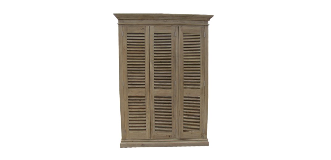 ARTEKKO Ντουλάπα από Ξύλο μασίφ (155x55x225)cm - 155cm  x 55cm  x 225cm