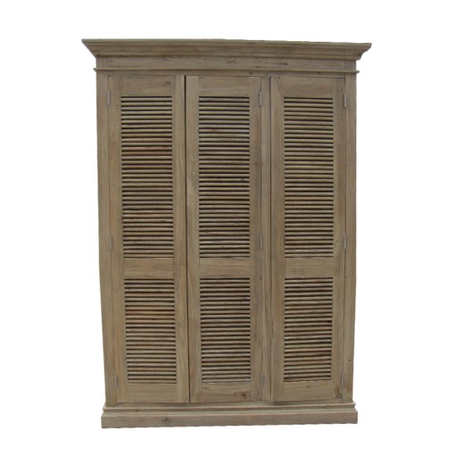 ARTEKKO Ντουλάπα από Ξύλο μασίφ (155x55x225)cm - 155cm  x 55cm  x 225cm