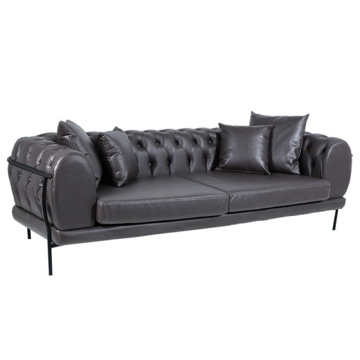 Artekko Zroisac Καναπές Τετραθέσιος με Τεχνόδερμα (275x95x72)cm - 275cm  x 95cm  x 72cm