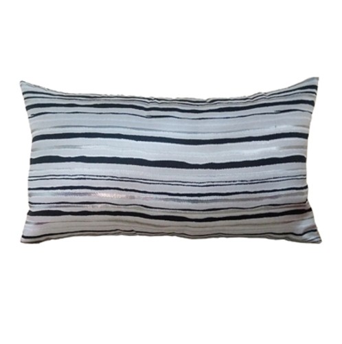 Artekko Kuali Μαξιλάρι Άσπρο Μαύρο (36x64x14)cm - 36cm  x 64cm  x 14cm