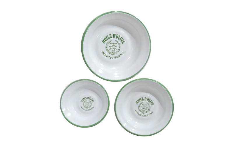 Artekko Blobdoa Πιατελες Μεταλλικές Σετ/3 (24.5x24.5x3)cm (20x20x3)cm (16.5x16.5x2.5)cm