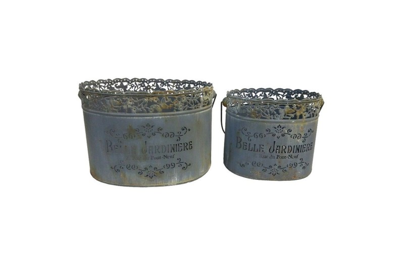 Artekko Amoostunt Γλάστρες Σετ/2 (23x18x18)cm (19x14.5x17)cm