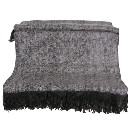 Artekko Κουβερτάκι με γκρι κρόσσι (130x150)cm - 130cm  x 150cm 