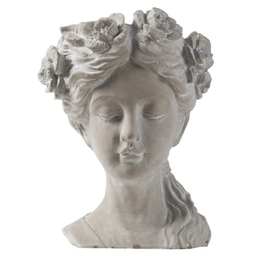 Artekko Κασπώ πήλινο κεφάλι κοπέλας - 27.5cm  x 24cm  x 39cm