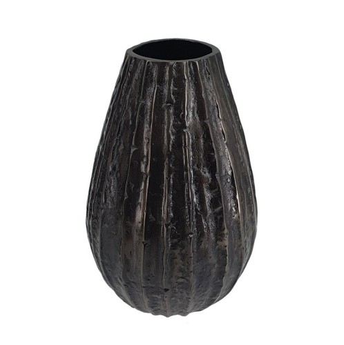 Artekko Διακοσμητικό Βάζο Ανθρακί (15.2x15.2x25)cm - 15.2cm  x 15.2cm  x 25cm