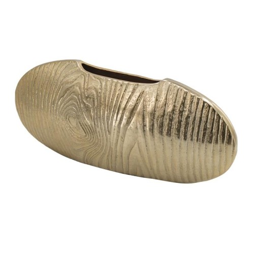 ARTEKKO Βάζο Οβάλ Διακοσμητικό Χρυσό (40.5x9.5x17)cm - 40.5cm  x 9.5cm  x 17cm