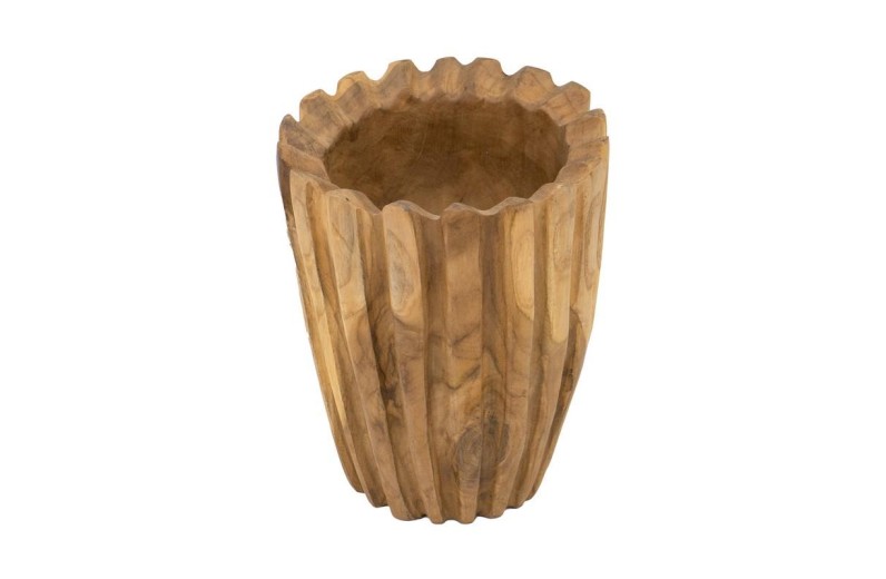 ARTEKKO Μπωλ Ξύλινο Teak (19x19x21)cm - 19cm  x 19cm  x 21cm