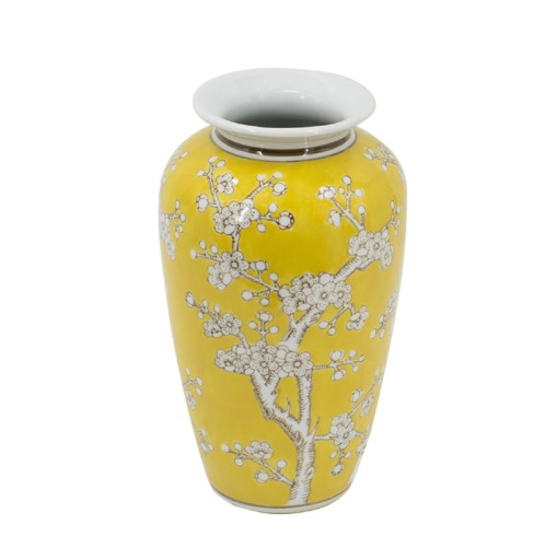 Artekko Βάζο Κίτρινο 27cm - 15cm  x 15cm  x 27cm