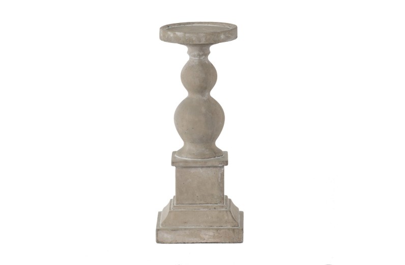 Κηροπήγιο cement - 15cm  x 15cm  x 36cm