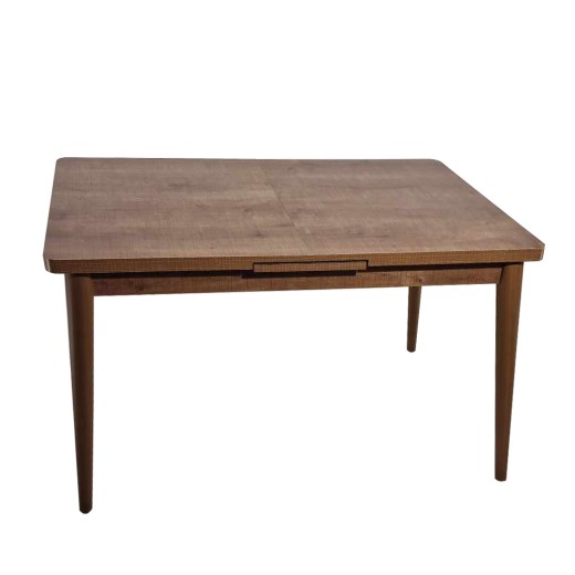 Artekko Ahsap Walnut Τραπέζι Επεκτεινόμενο MDF ΚΑφέ με Ξύλινα Πόδια (130+30x80x78)cm - 130cm  x 80cm  x 78cm