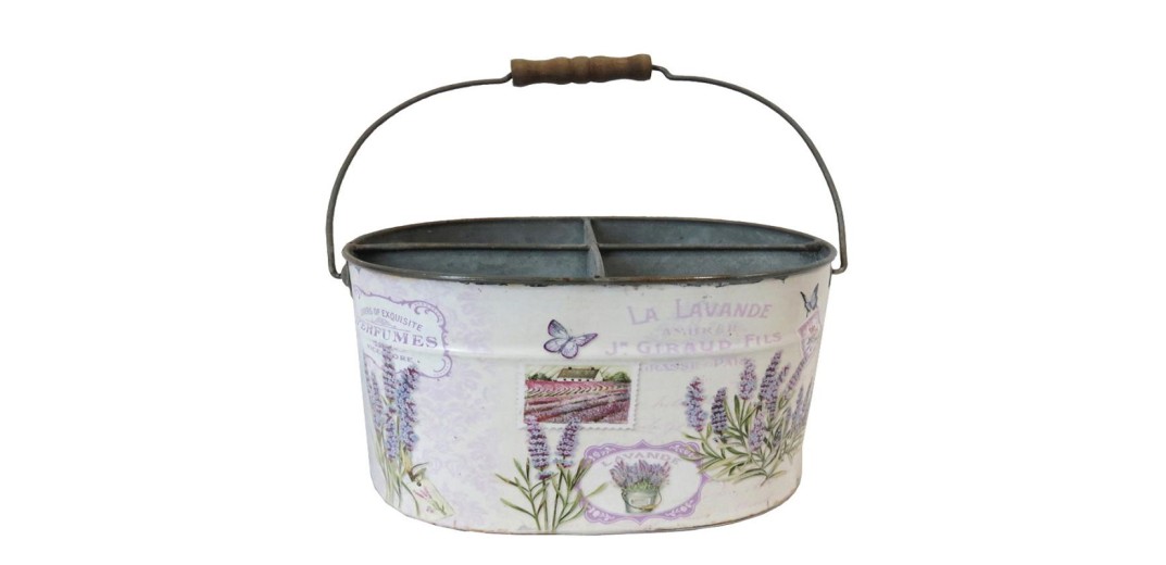 Artekko Planter Γλάστρα/Δοχείο Τσίγκινο Πολύχρωμο (25x20x14)cm - 25cm  x 20cm  x 14cm