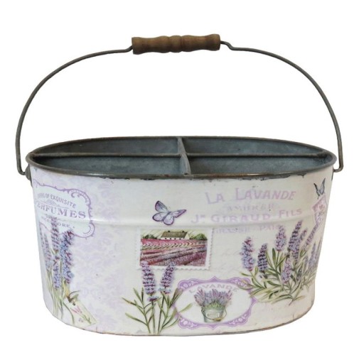 Artekko Planter Γλάστρα/Δοχείο Τσίγκινο Πολύχρωμο (25x20x14)cm - 25cm  x 20cm  x 14cm