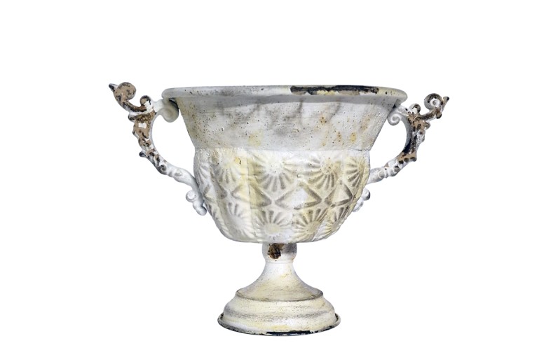 Artekko Γλάστρα Μεταλλική Διακοσμητική (36x25x25)cm - 36cm  x 25cm  x 25cm