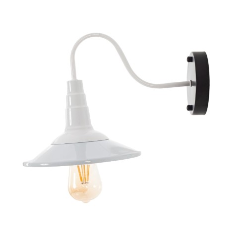 Artekko Aluminum Φωτιστικό Απλίκα Μονόφωτο (Ε27) Λευκό με Καθρέφτη (24x24x14)cm - 24cm  x 24cm  x 14cm
