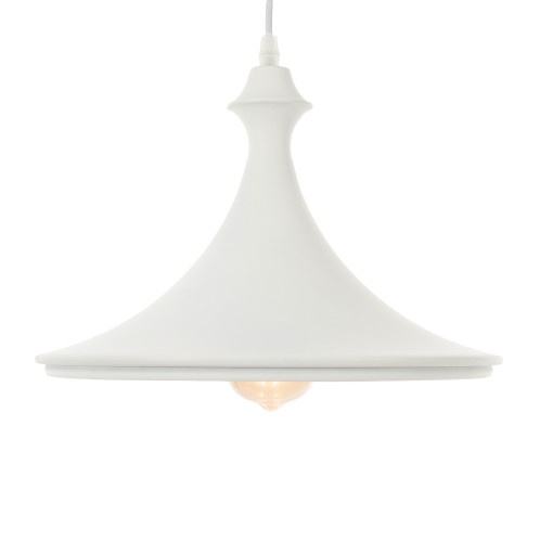 Artekko Aluminum Φωτιστικό Οροφής Μονόφωτο (Ε27) Λευκό/Μπρονζέ (34x34x27)cm - 34cm  x 34cm  x 27cm