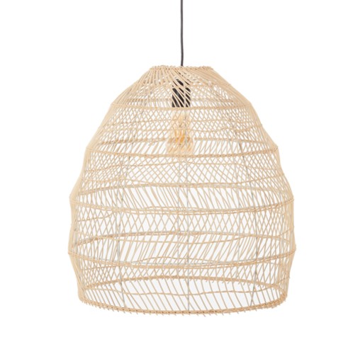 Artekko Bamboo Φωτιστικό Οροφής Μονόφωτο (Ε27) Φυσική Απόχρωση (50x50x50)cm - 50cm  x 50cm  x 50cm