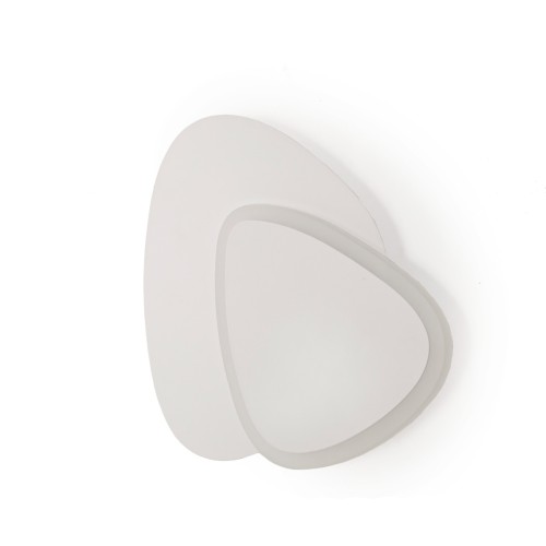 Artekko Acrylic Φωτιστικό Απλίκα LED Λευκό 7w 3000K - 25cm  x 21cm 
