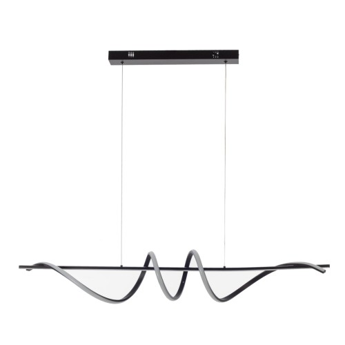 Artekko Aluminum Φωτιστικό Οροφής LED Μαύρο (120x30x30)cm 8w 3000K - 120cm  x 30cm  x 30cm