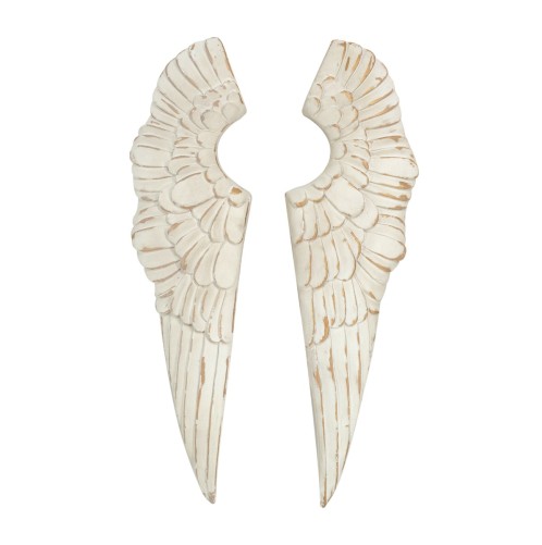 Artekko Angel Διακοσμητικά Φτερά Τοίχου από Μαγνήσιο (31x5x61)cm Σετ/2 - 31cm  x 5cm  x 61cm