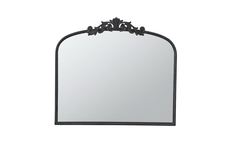 Artekko Dia Καθρέπτης Τοίχου Μέταλλο/Γυαλί Μαύρο (101.6x3.8x79.3)cm - 101.6cm  x 3.8cm  x 79.3cm