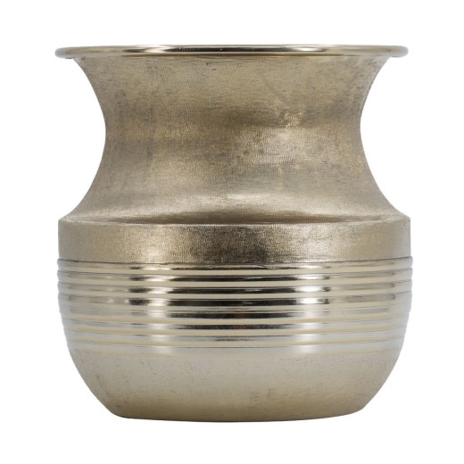 Artekko Trophy Διακοσμητικό Δοχείο/Κασπώ Αλουμίνιο Χρυσό (21,5x21,5x22,5)cm - 21.5cm  x 21.5cm  x 22.5cm