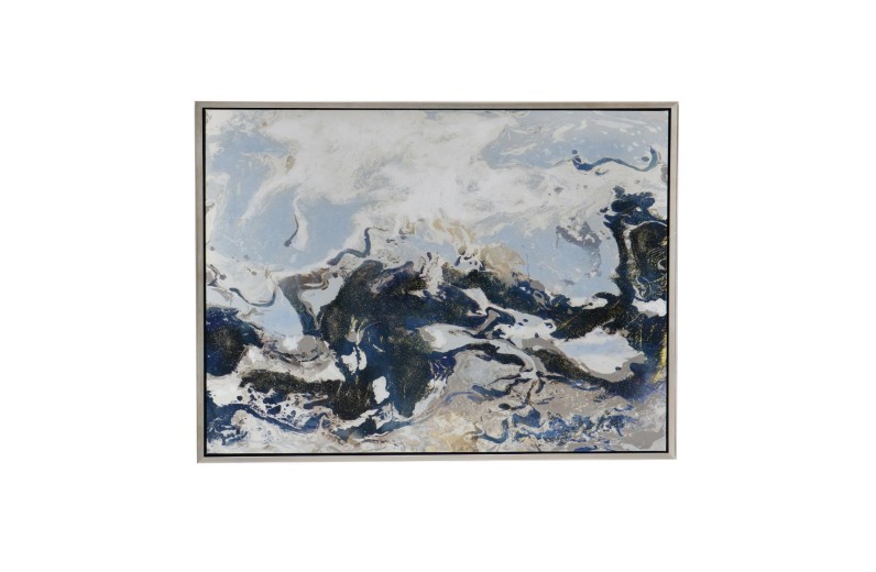 Artekko Glitter Πίνακας Καμβάς με Κορνίζα Ξύλο/Καμβάς Πολύχρωμο (120x3.7x90)cm - 120cm  x 3.7cm  x 90cm