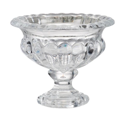 Artekko Urn Διακοσμητικό Μπολ Γυάλινο Διάφανο (13x13x11)cm - 13cm  x 13cm  x 11cm