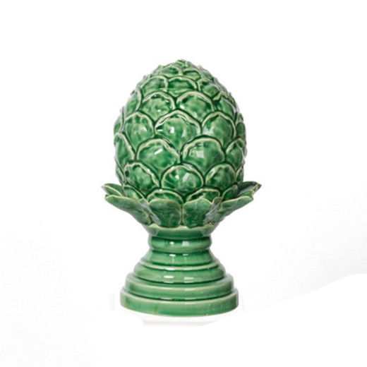 Artekko Artichoke Αγκινάρα Διακοσμητική Κεραμική Πράσινη (15.5x15.5x24)cm - 15.5cm  x 15.5cm  x 24cm