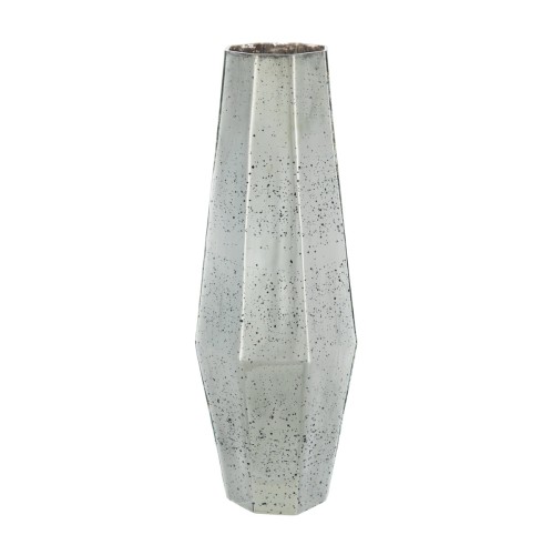 Artekko Silver Διακοσμητικό Βάζο Αντικέ Γυαλί Ασημί (17.8x17.5x51)cm - 17.8cm  x 17.5cm  x 51cm